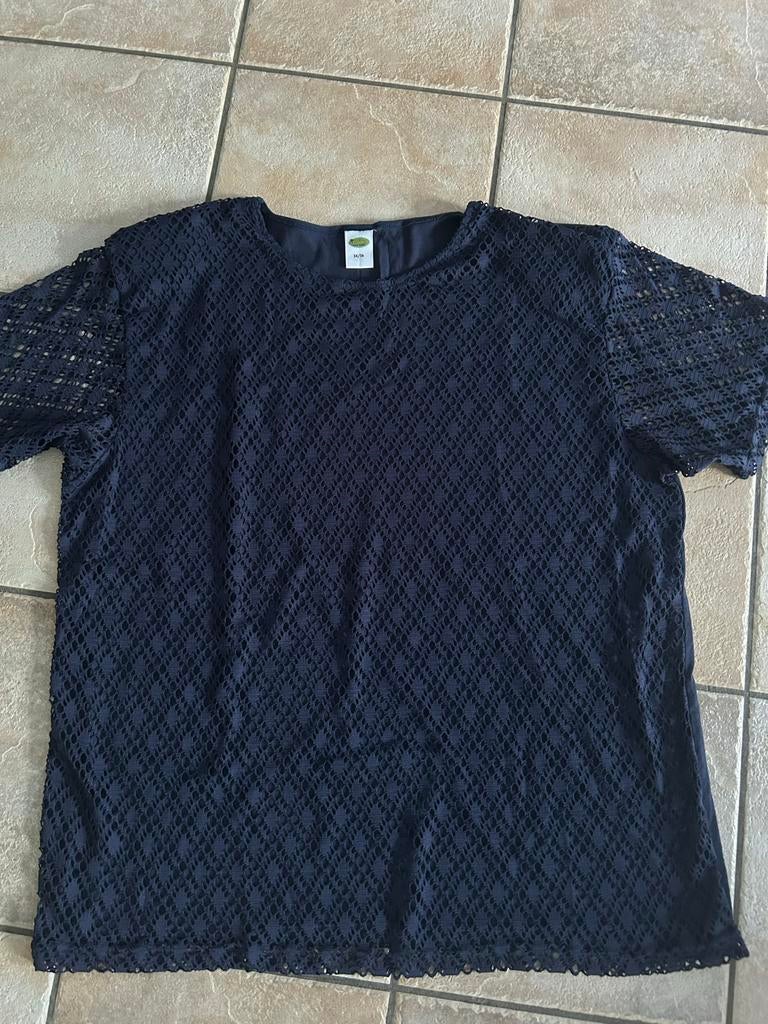 Donkerblauw Marca T-shirt, maat 54/56, Kleding | Dames, Blauw, Maat 46/48 (XL) of groter, Ophalen of Verzenden, Korte mouw