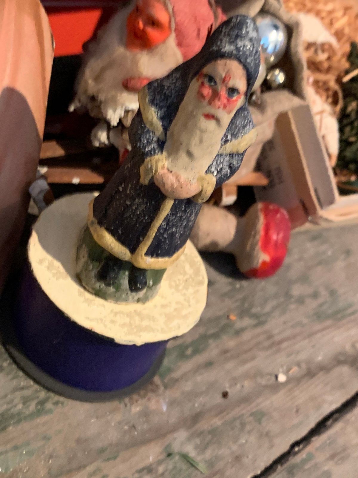 Kerst kerstman candycontainer, Gebruikt, T, Ophalen of Verzenden, N