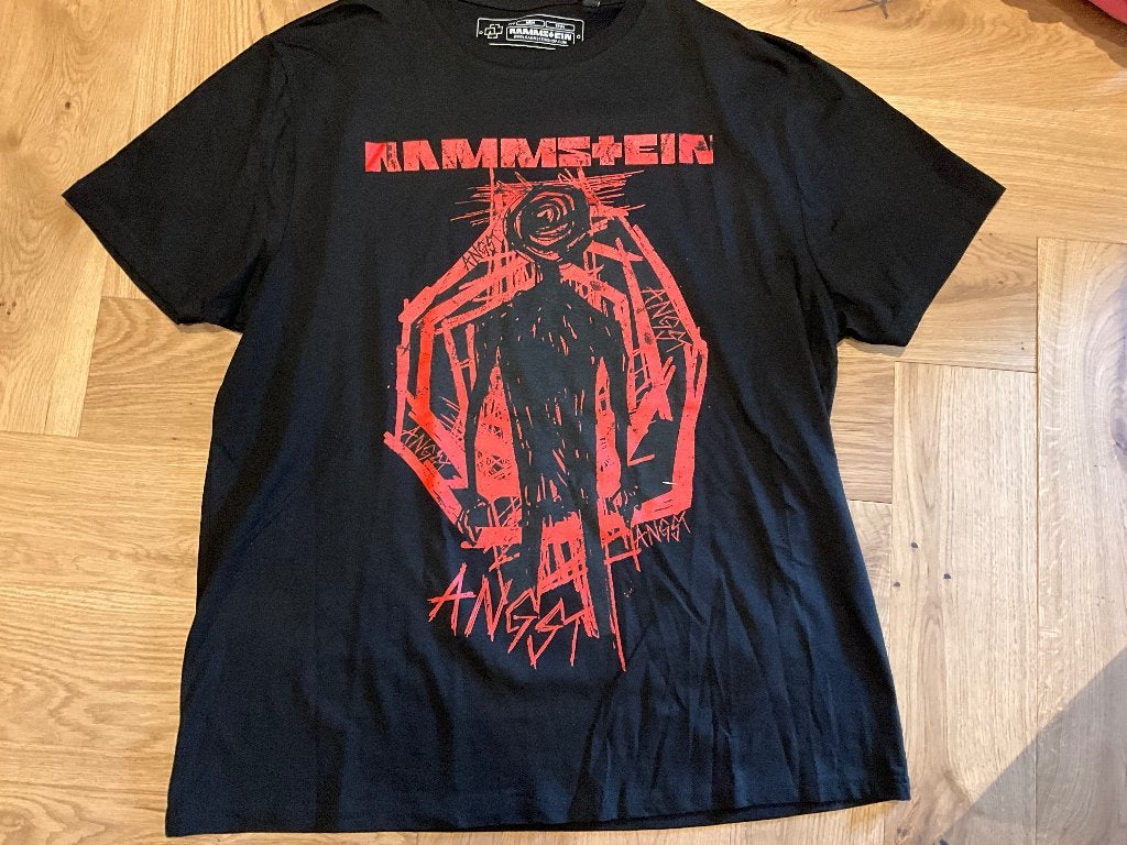 T-shirt zwart van Rammstein. - Schwarzer Mann, T-shirt zwart van Rammstein. - Schwarzer Mann, Nieuw, Ophalen of Verzenden, Kleding