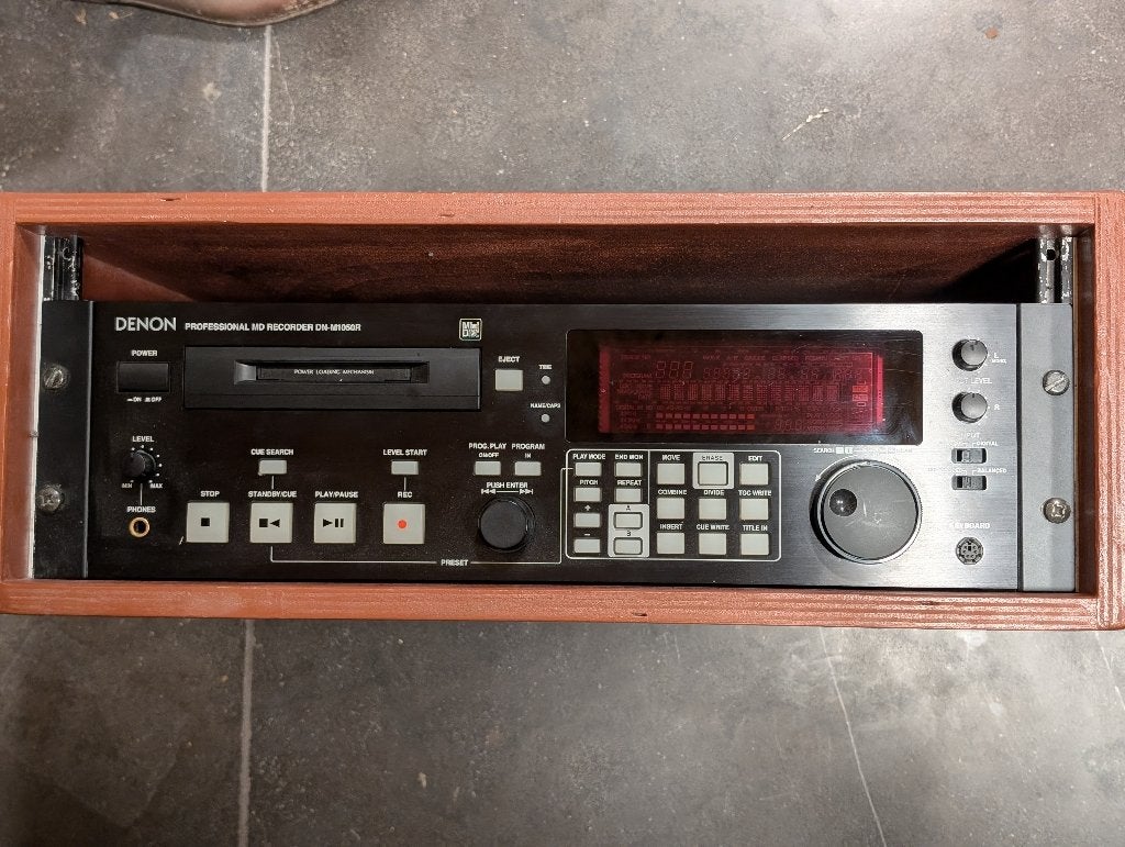 Professionele MD recorder Denon DN-M 1050R, Ophalen, Minidisc-recorder