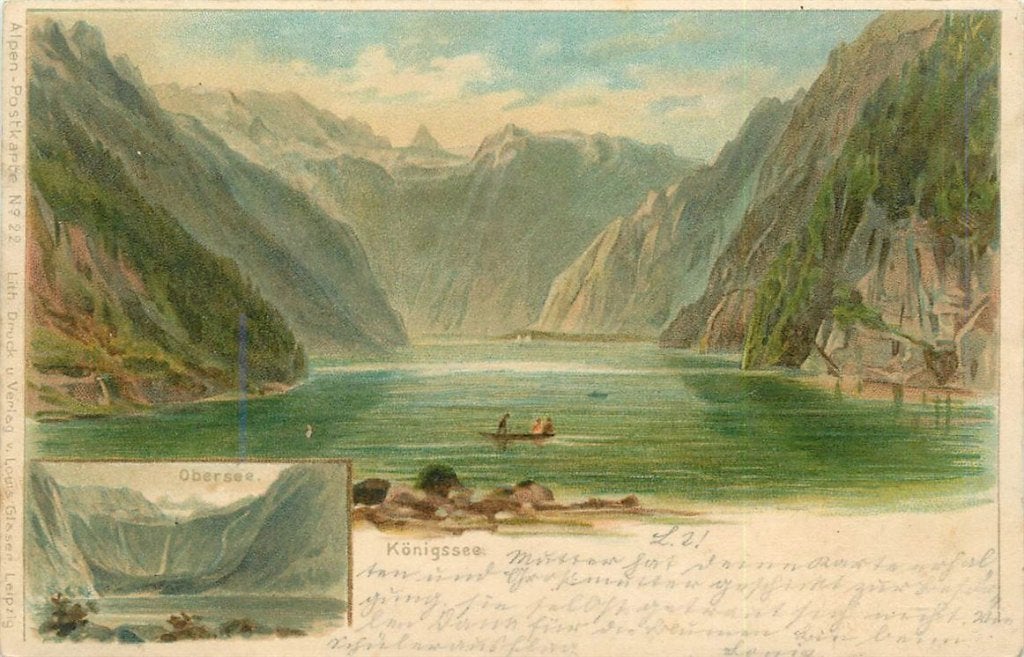 379-016-025 Königsee Berchtesgaden, Verzenden, Voor 1920, Duitsland