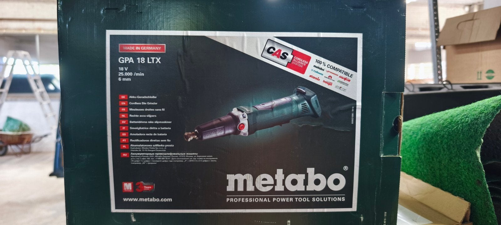 Metabo GPA 18 LTX stiftslijper 18v body, ., Nieuw, Ophalen of Verzenden, Metabo