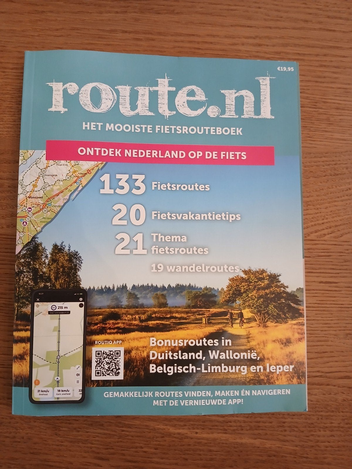 Het Mooiste Fietsrouteboek - Nederland, Overige merken, Fiets- of Wandelgids, Nieuw, Ophalen of Verzenden