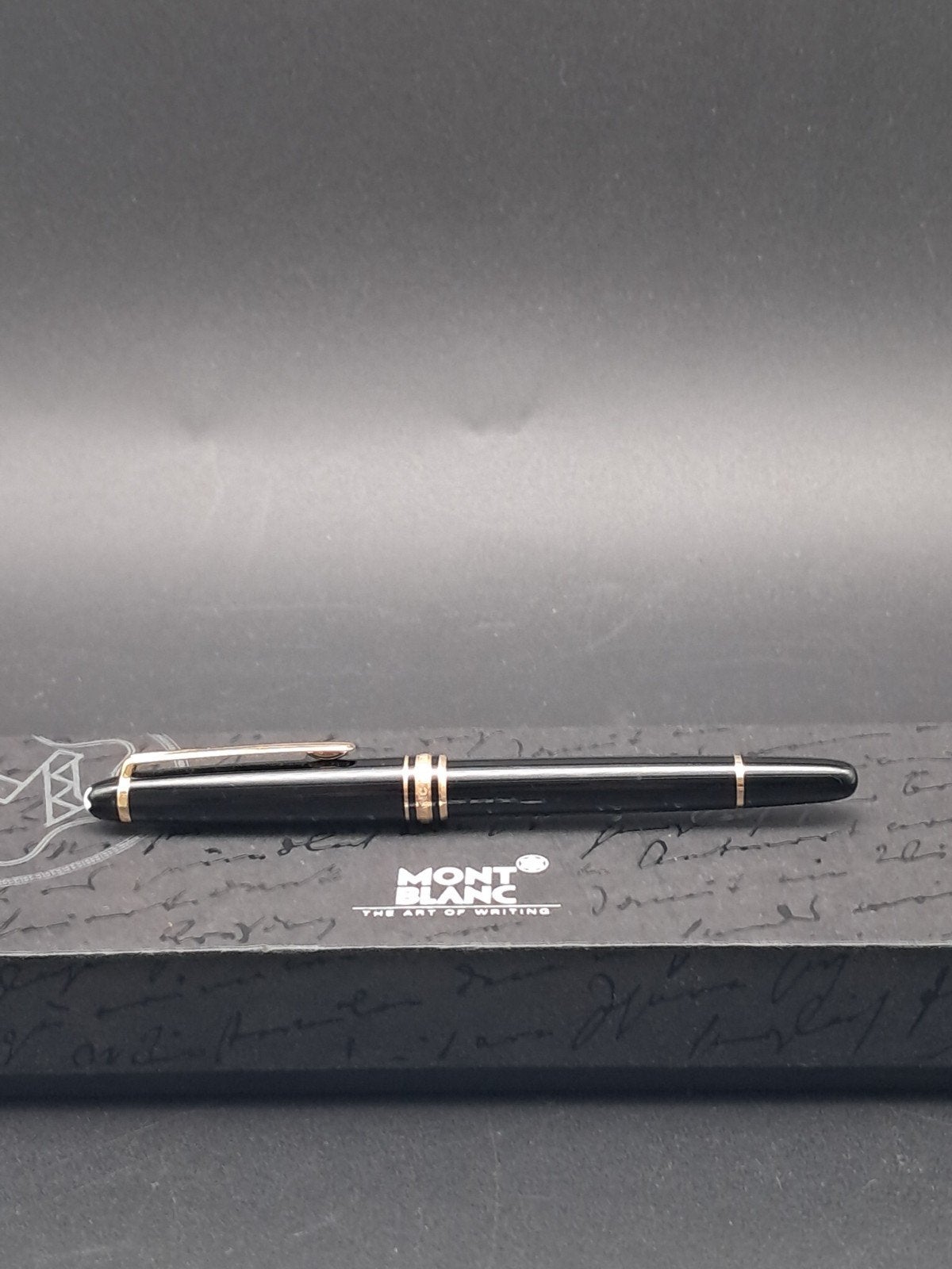 Montblanc Meisterstück Gold Plated Vulpen, Gebruikt, Met doosje, Ophalen of Verzenden, Vulpen