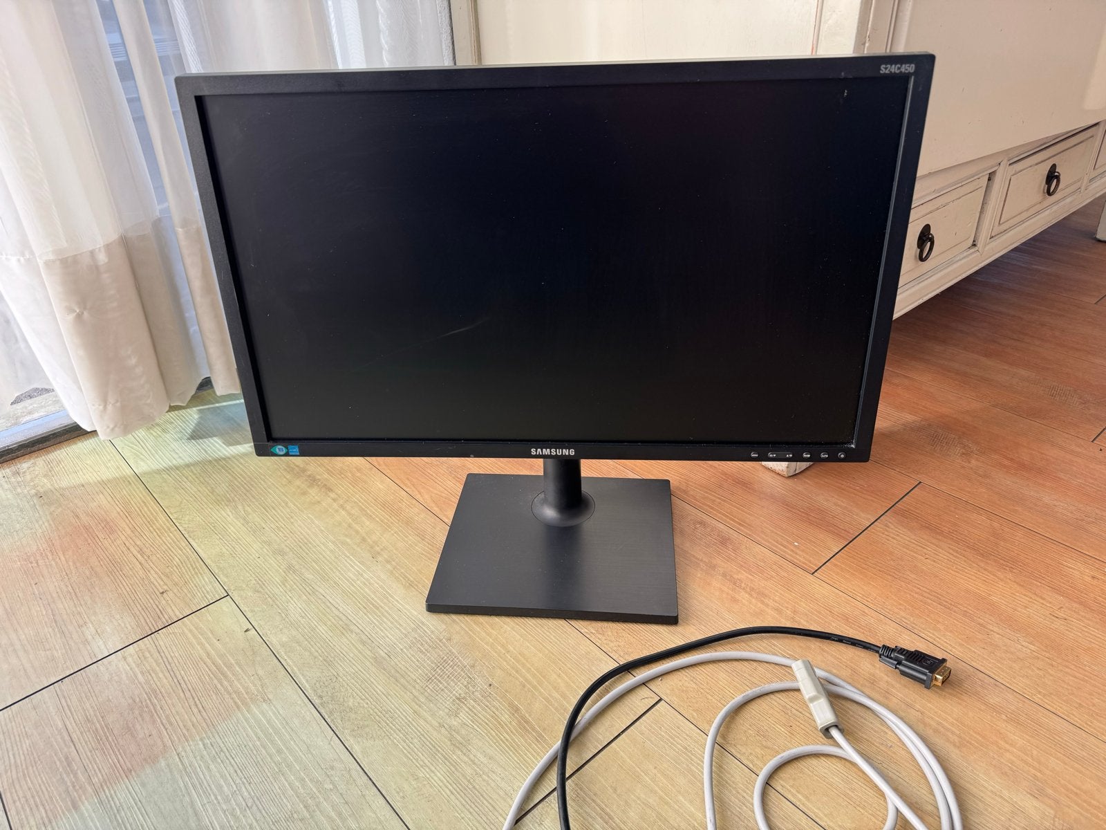 Samsung S24C450 Monitor - 24 inch Full HD, Computers en Software, Monitoren, Zo goed als nieuw, 60 Hz of minder, DVI, LED, Full HD