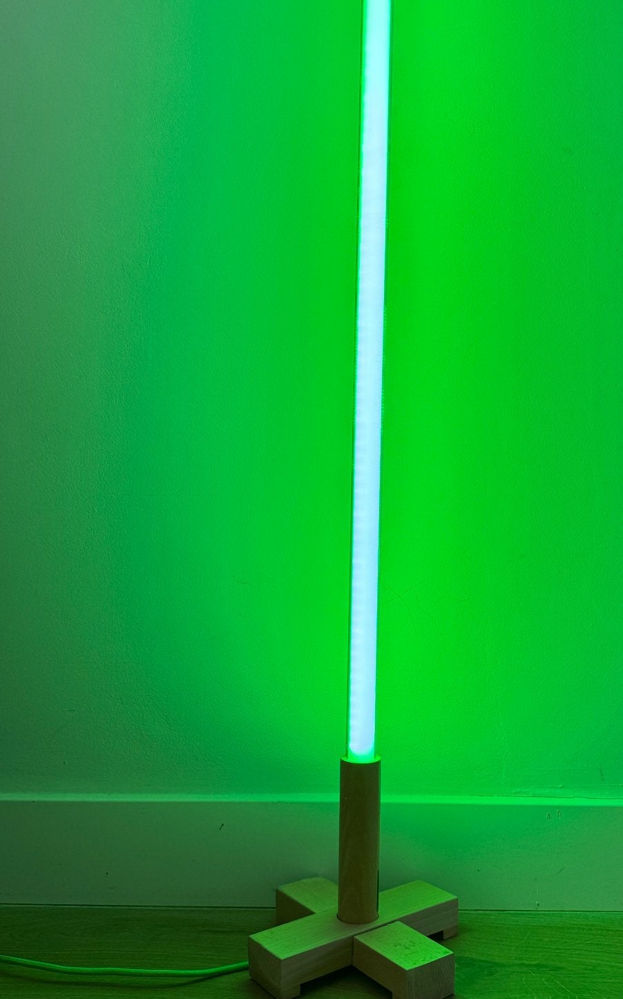 Seletti Vloerlamp Groen - 138cm Hoogte, Ophalen, Gebruikt, Hout, 100 tot 150 cm