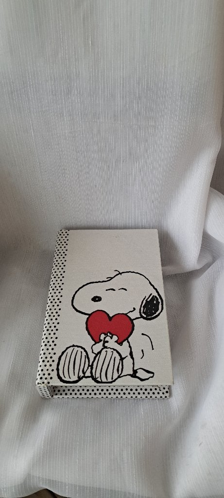 SNOOPY doosje, Ophalen of Verzenden, Snoopy, Zo goed als nieuw, Beeldje of Figuurtje