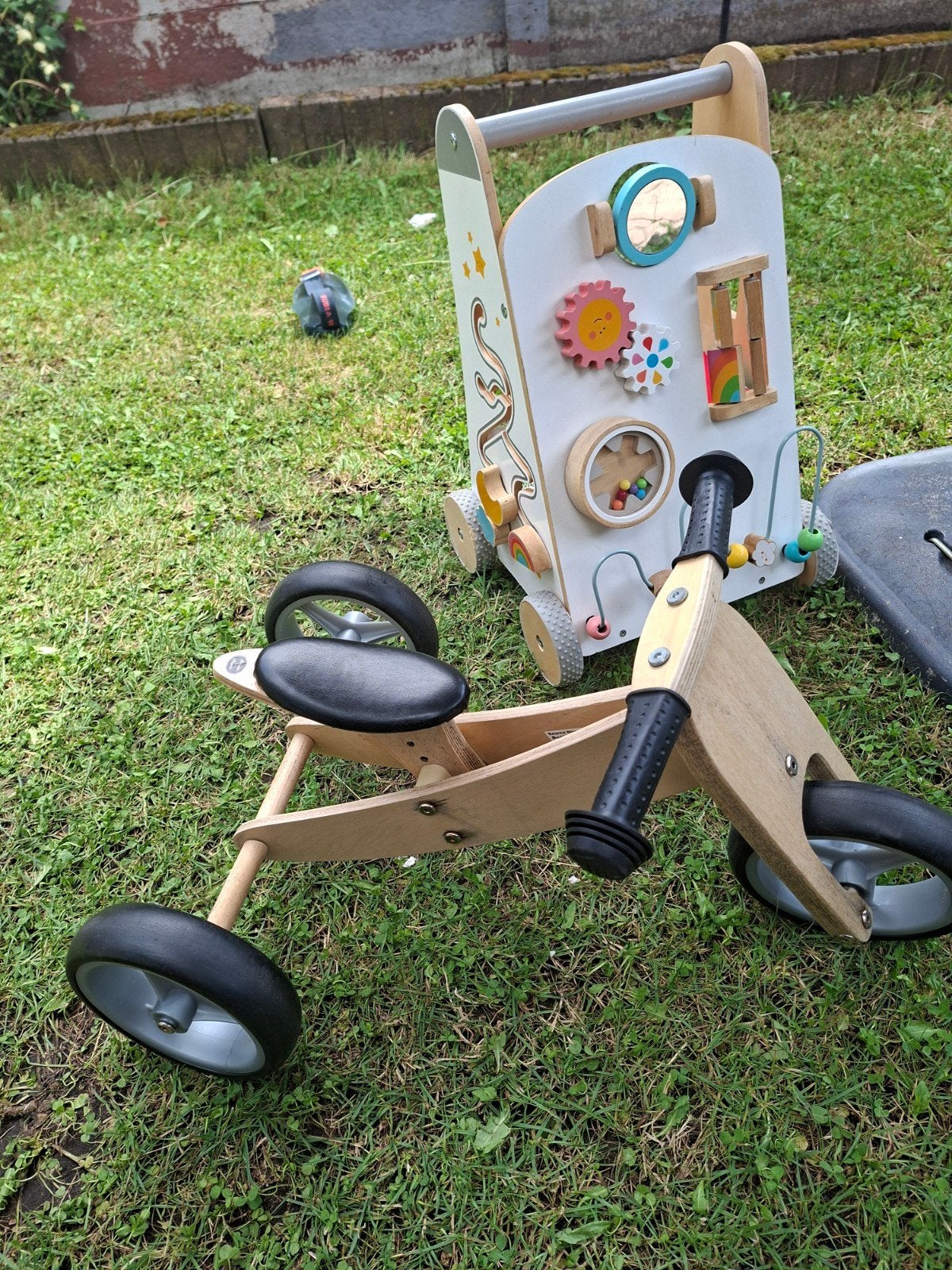 Loopfiets en loopkar (Howa) - Houten speelgoed set, Ophalen of Verzenden