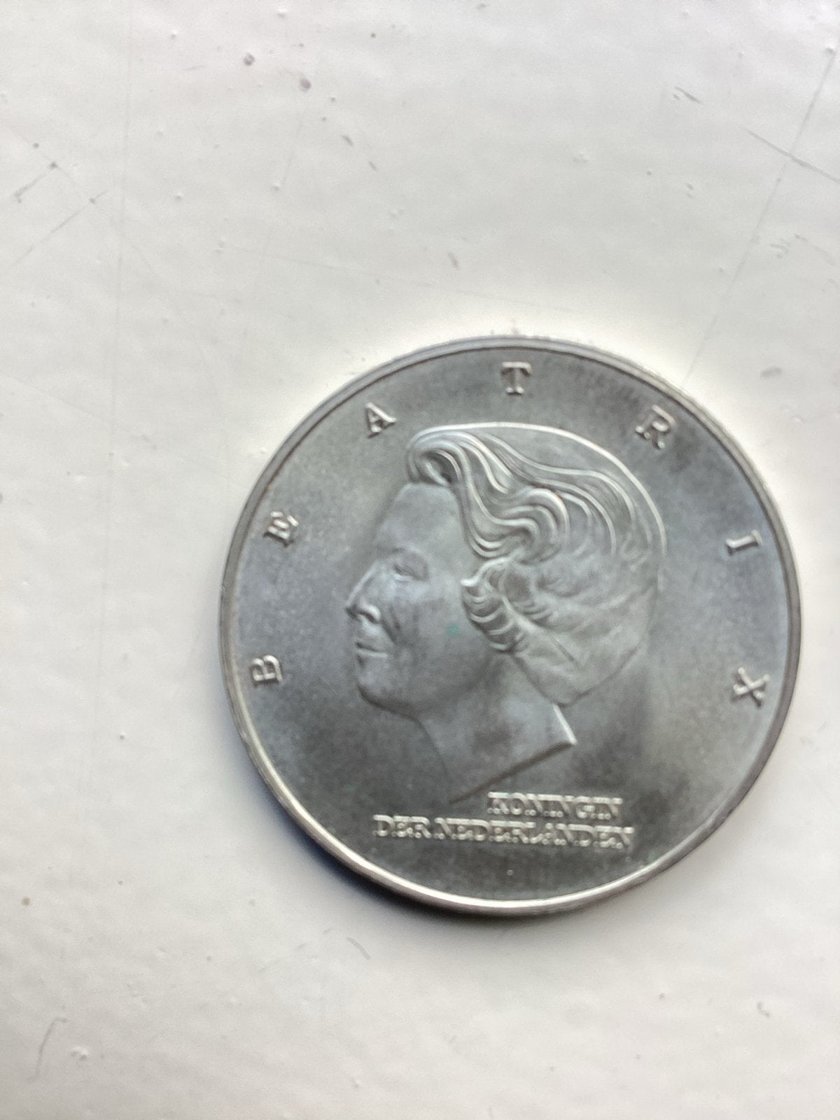 Zilveren 10 Gulden munt Koningin Beatrix 1997 Marshall Plan, Postzegels en Munten, Koningin Beatrix, Zilver, Ophalen of Verzenden