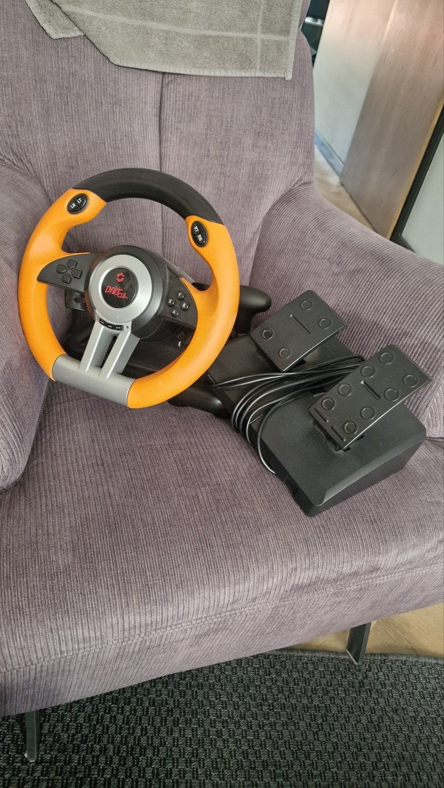 Speedlink Drift O.Z. racestuur met pedalen voor PC, Ophalen of Verzenden, Gebruikt, Racen en Vliegen