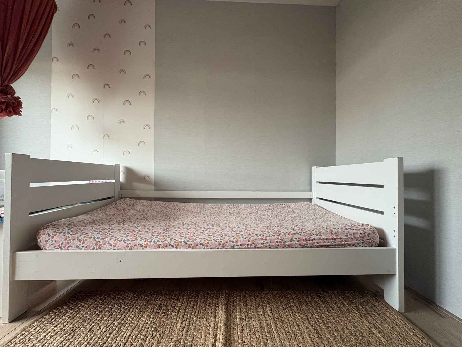 Kinderbed Milly en Mo van Rockwood - Super stevig houten bed, Ophalen, Gebruikt, 70 tot 85 cm, Lattenbodem