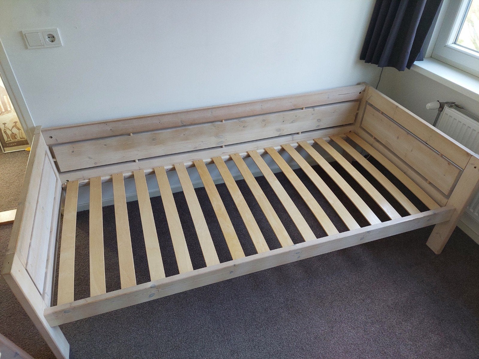 Lifetime kinderbed halfhoogslaper 90x200, Ophalen, Gebruikt, Eenpersoons, Minder dan 160 cm