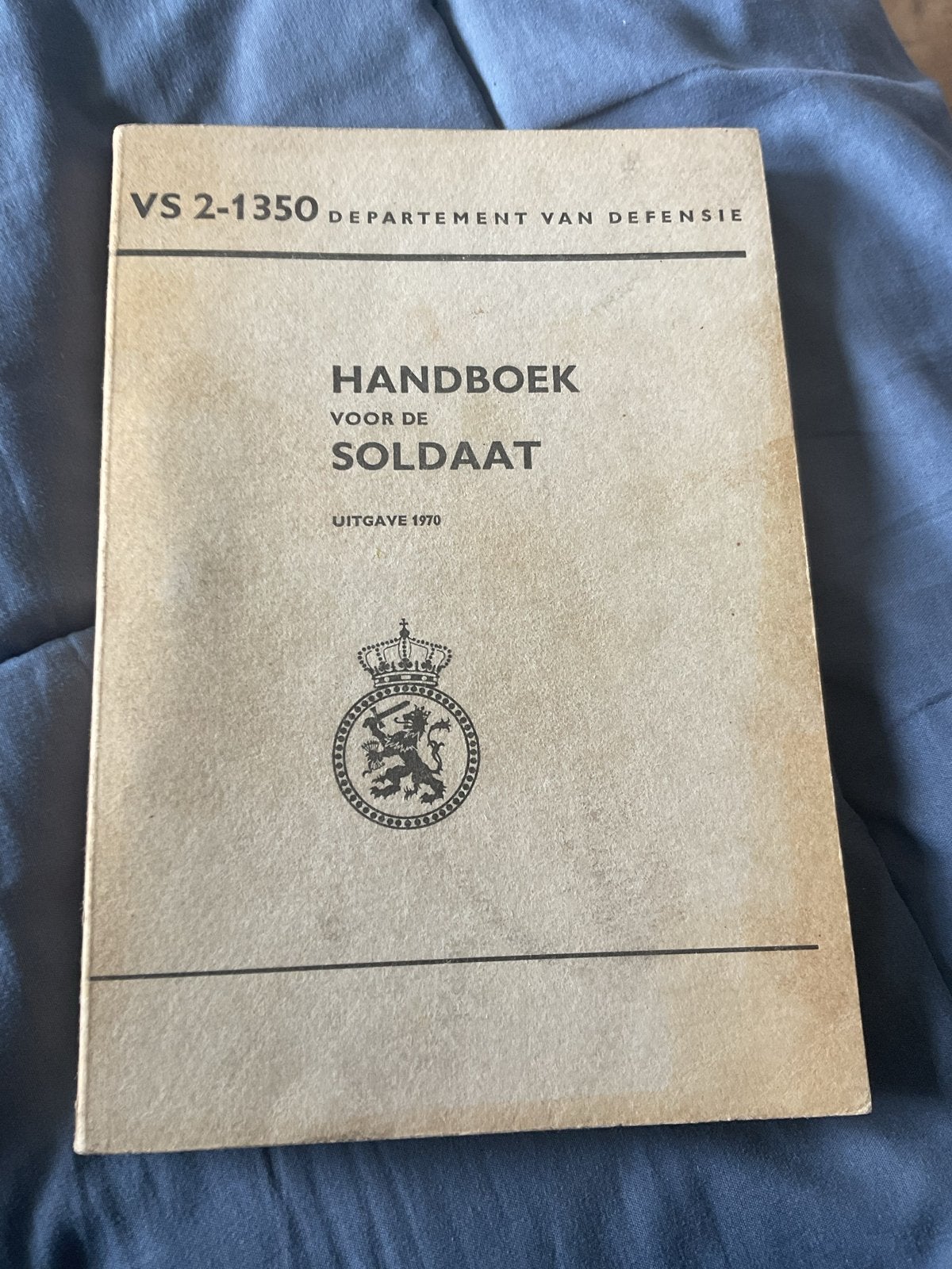 Handboek voor de Soldaat (VS 2-1350) uitgave 1970, Ophalen of Verzenden, 1945 tot heden, Gelezen, Landmacht