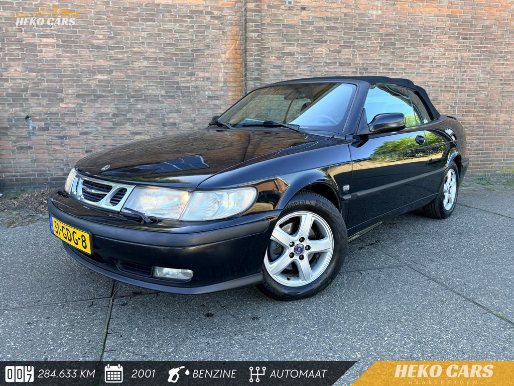 Saab 9-3 2.0t SE·Cabrio·Aut·Climate·Cruise·Stoelverw.·, Auto's, Saab, Automaat, Gebruikt, 4 cilinders, Cabriolet