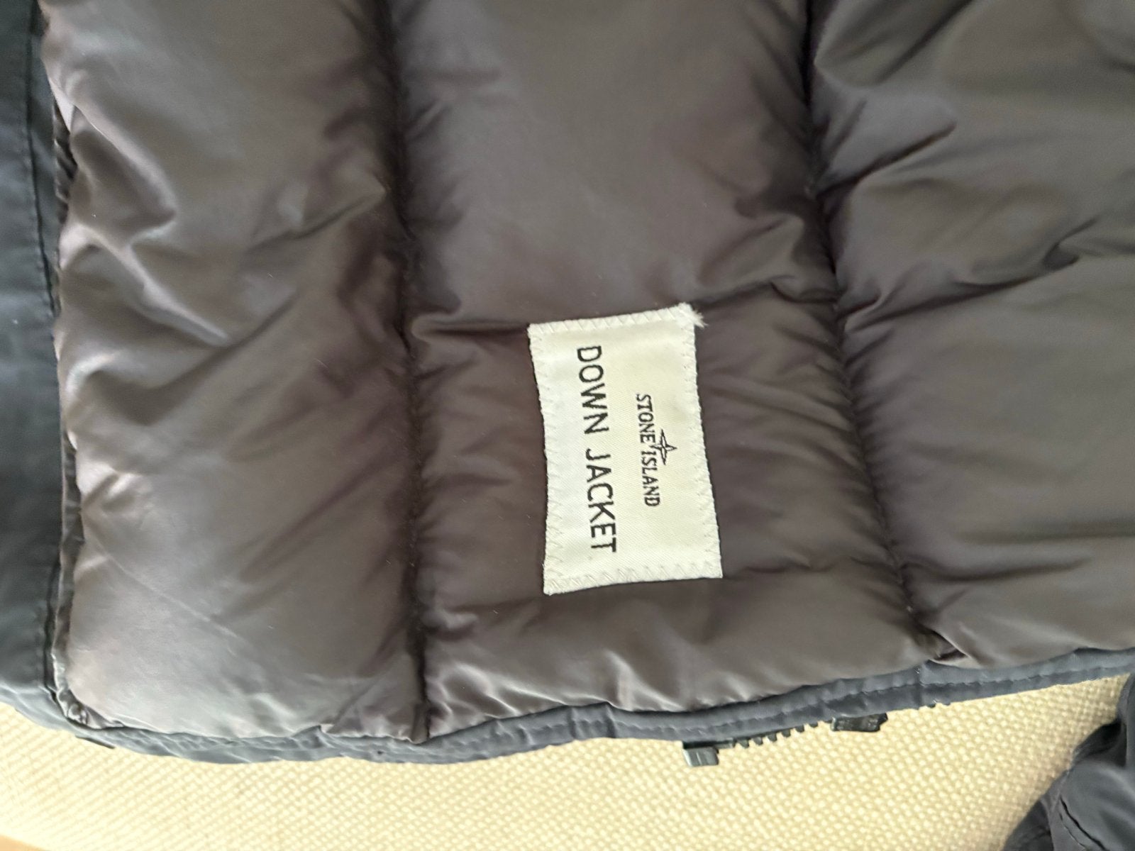 Stone Island Downjacket - Maat 12Y (152), Ophalen of Verzenden, Gebruikt, Jongen, Jas