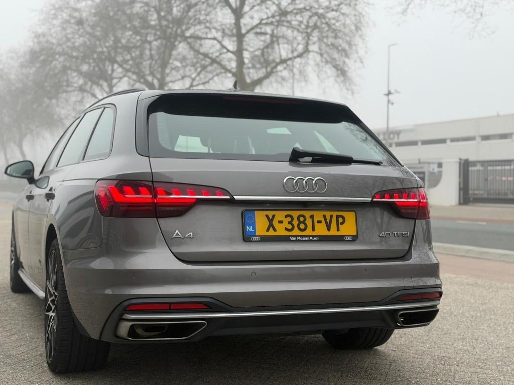 Audi A4 2.0 Tfsi Ultra Mhev 190pk S Tronic 2019 Grijs, Auto's, 1984 cc, A4, Leder, 84 €/maand