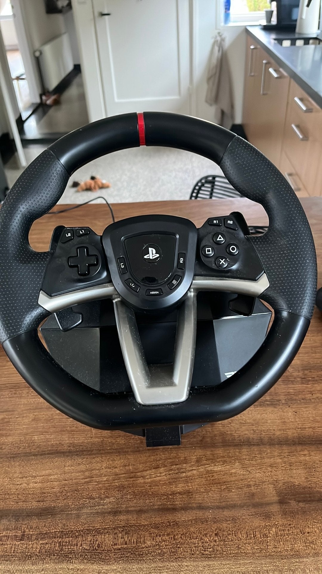 Formule 1 stuur PS4 met gaspedalen en gripmatje, Ophalen, Zo goed als nieuw, PlayStation 4