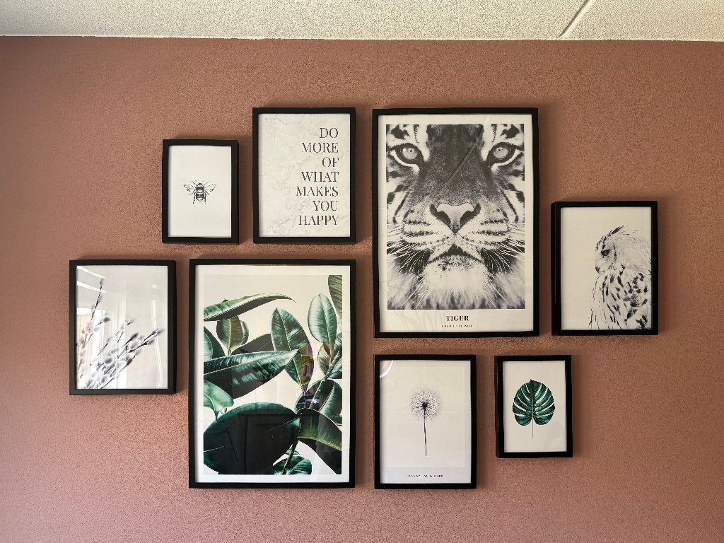 Ikea RIBBA Fotolijsten collage - Zwart, diverse maten, Ophalen, Zo goed als nieuw, 75 cm of meer, 50 tot 75 cm