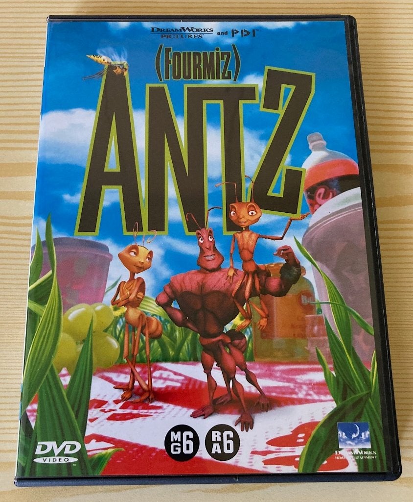 dvd Antz tekenfilm NL en Engels gesproken, NLO, Ophalen, Tekenfilm, Amerikaans, Nederlands