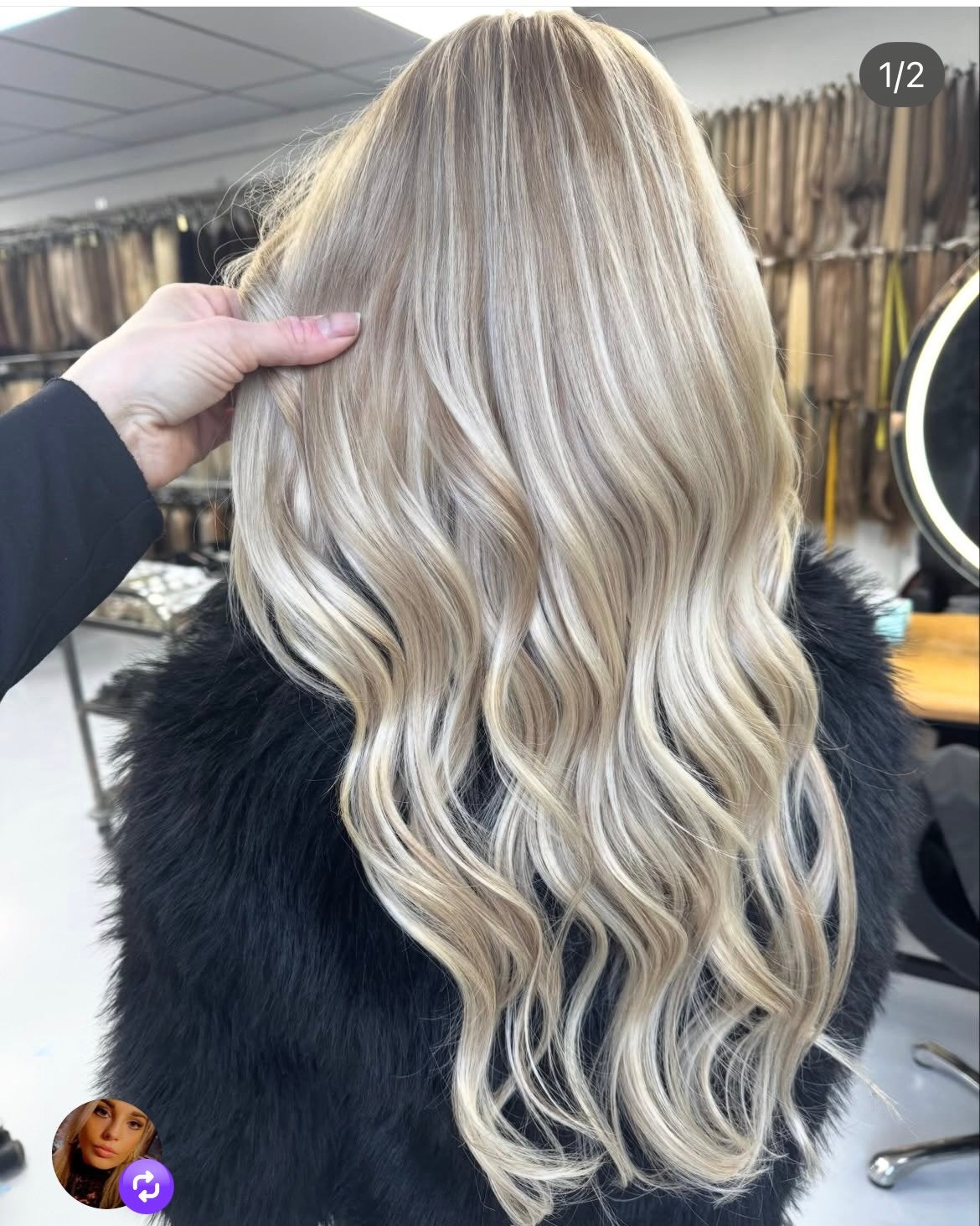 Profi Haarverlenging Hairextensions Microrings 50%Korting, Ophalen of Verzenden, Nieuw, Pruik of Haarverlenging