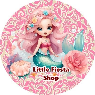 L2608 icing frosting zeemeermin 20cm eetbare taart print, Ophalen of Verzenden, Nieuw, Taarten, Versiering