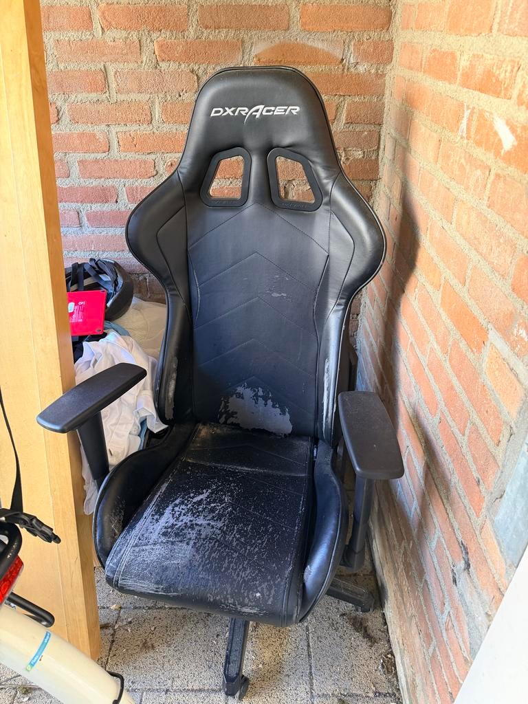 DXRacer Gaming Stoel - Gebruikt, Kunststof, Gebruikt, Zwart, Ophalen of Verzenden