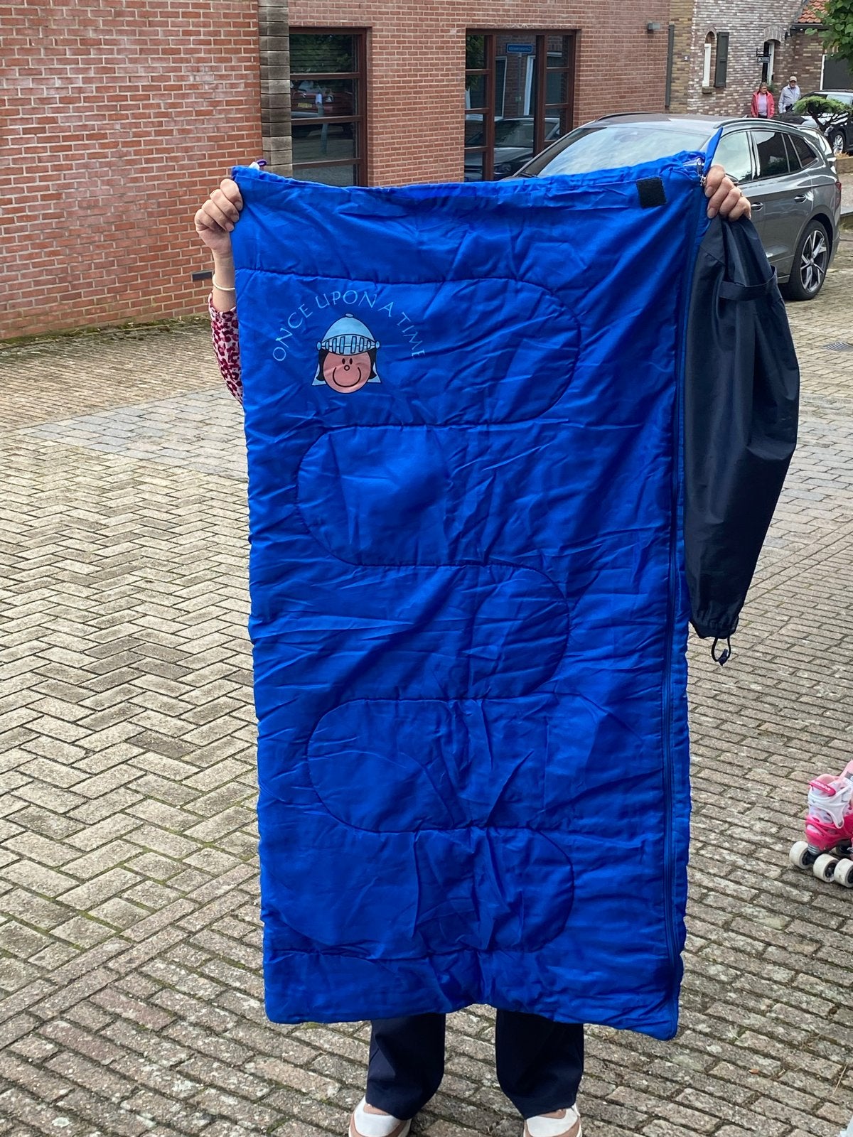 Blauwe kinder slaapzak "Once Upon a Time", Ophalen of Verzenden, Gebruikt