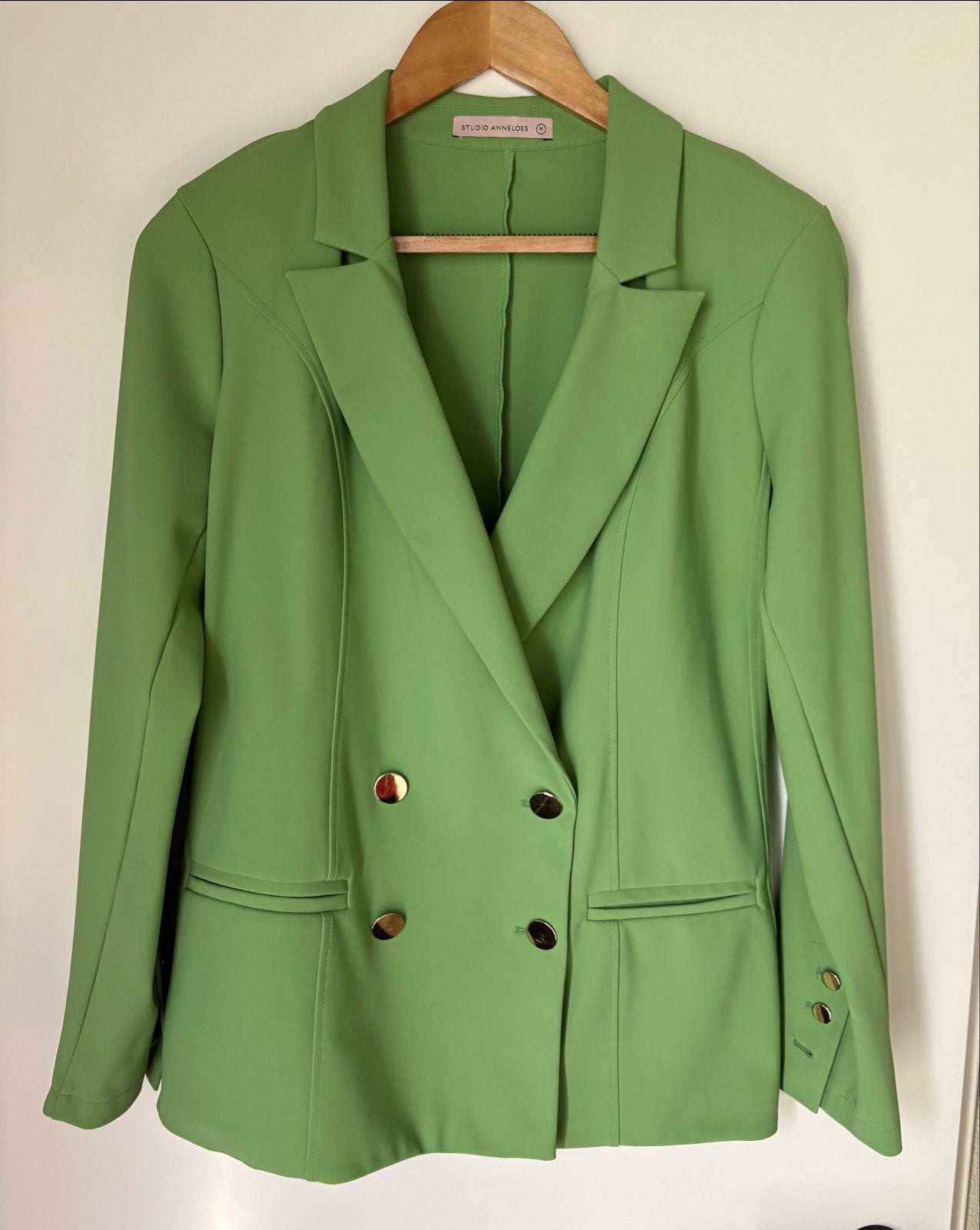 Studio Anneloes Blazer Groen Maat M, Maat 38/40 (M), Ophalen of Verzenden, Zo goed als nieuw, Jasje