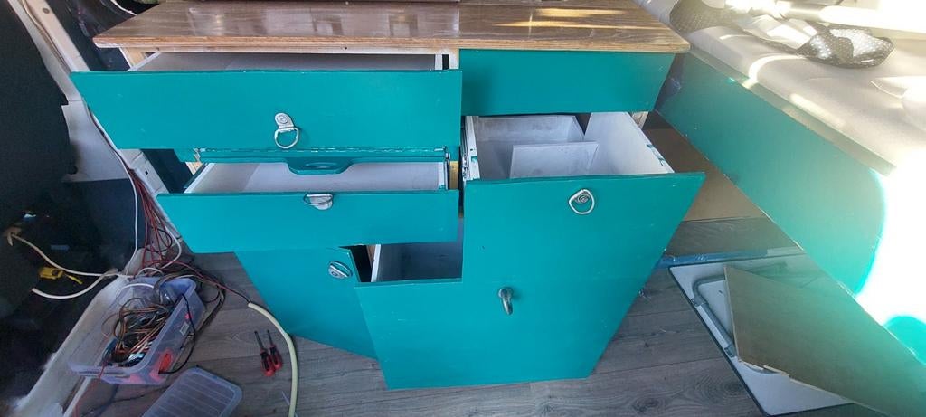 Camper keuken/ bank / bed compleet voor ducato/ boxer/jumper, Caravans en Kamperen, Camper-accessoires, Ophalen, Gebruikt