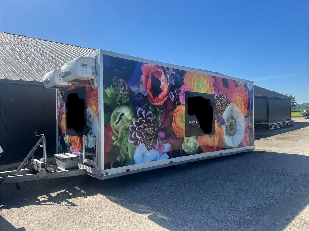 Bloemen Verkoopwagen / aanhangwagen / Bloemenkar, Ophalen