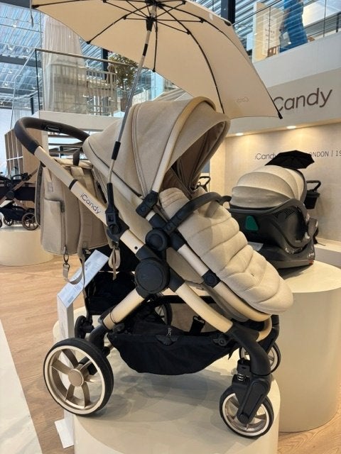 Icandy peach 7 - complete bundle incl. autostoel en base, Ophalen, Zo goed als nieuw, Verstelbare rugleuning