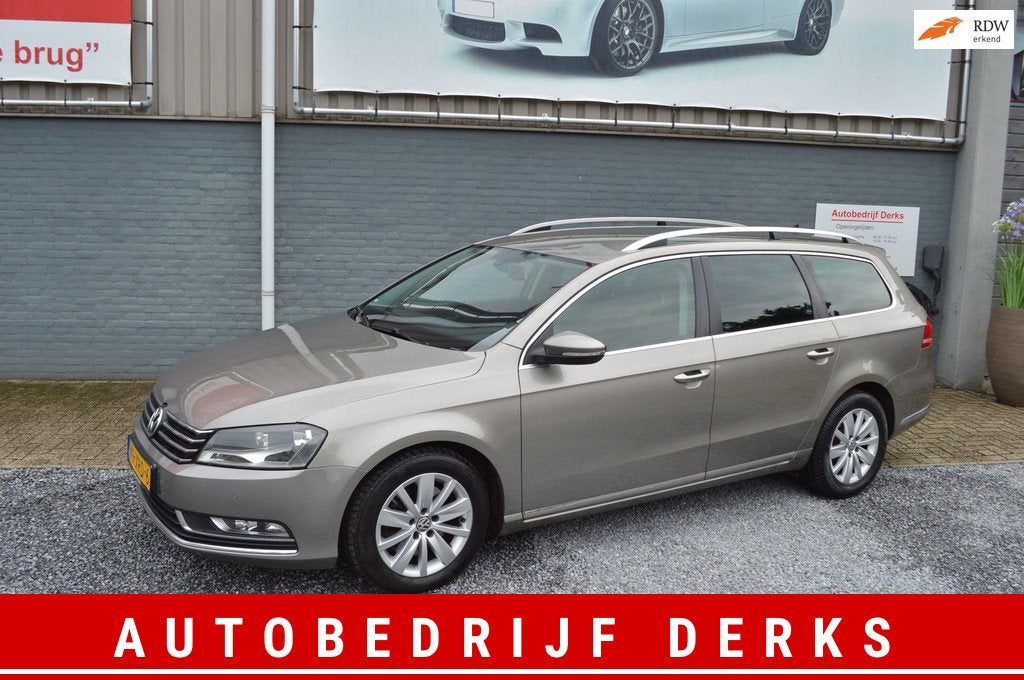 Volkswagen Passat Variant 1.4 TSI Highline Airco Automaat Na, Euro 5, Stof, Gebruikt, Bruin