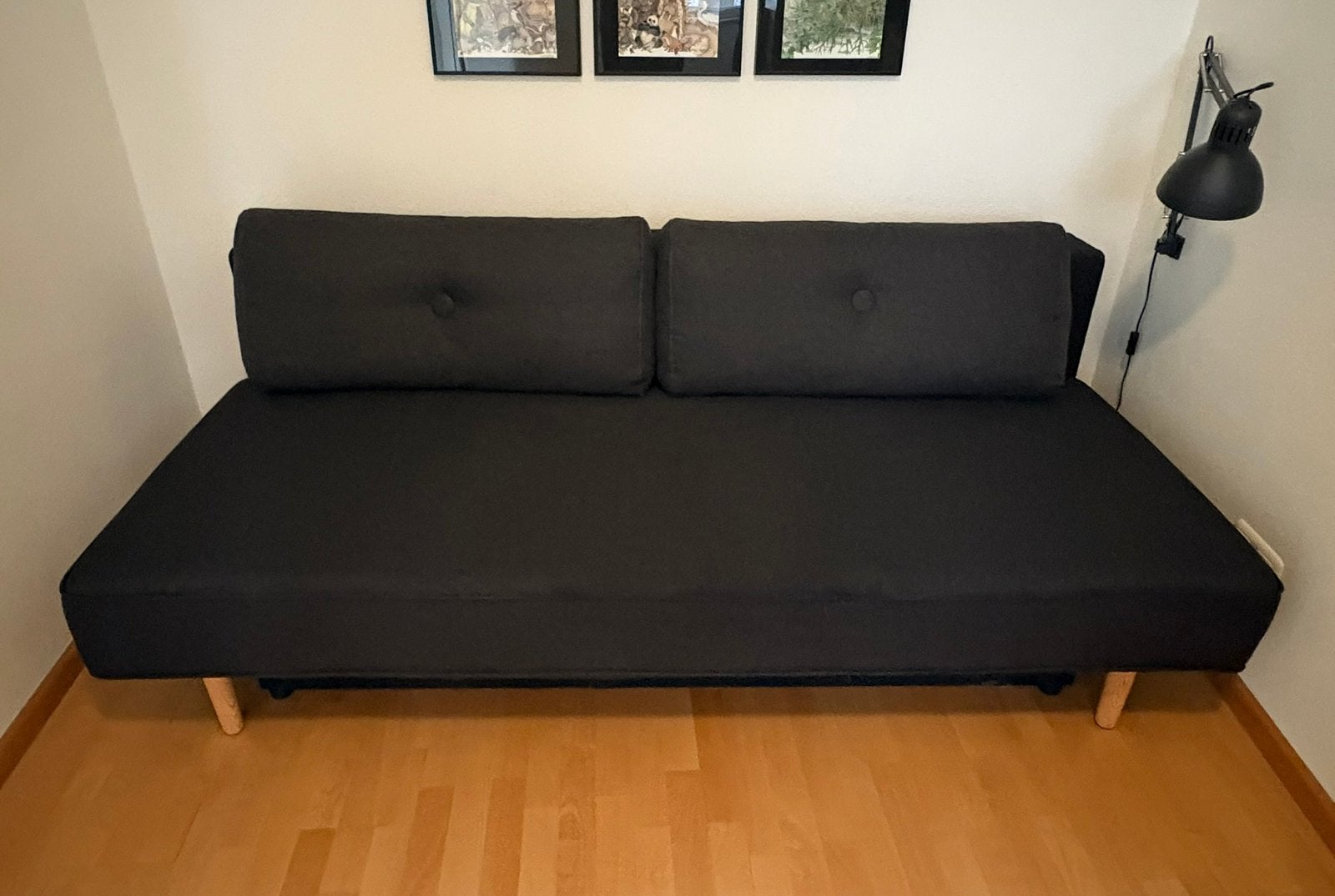 Slaapbank logeerbed, Huis en Inrichting, Ophalen, Zo goed als nieuw, Tweepersoons