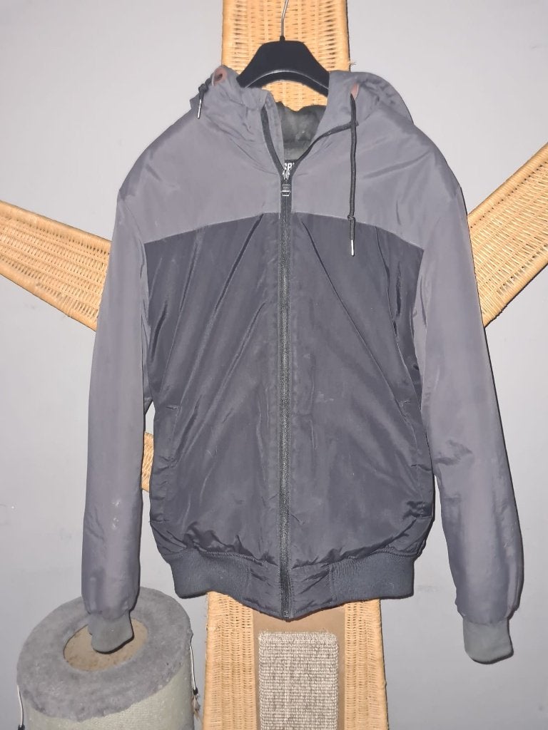 Fsbn gewatteerde heren jas XL met Capuchon water afstotend, Kleding | Heren, Ophalen of Verzenden, Zo goed als nieuw, Maat 56/58 (XL)