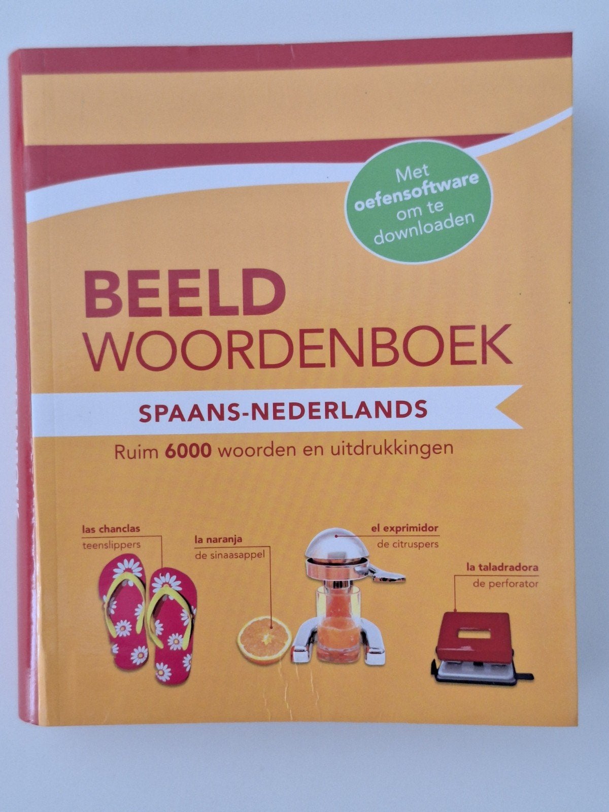Beeldwoordenboek Spaans-Nederlands met oefensoftware, Ophalen of Verzenden