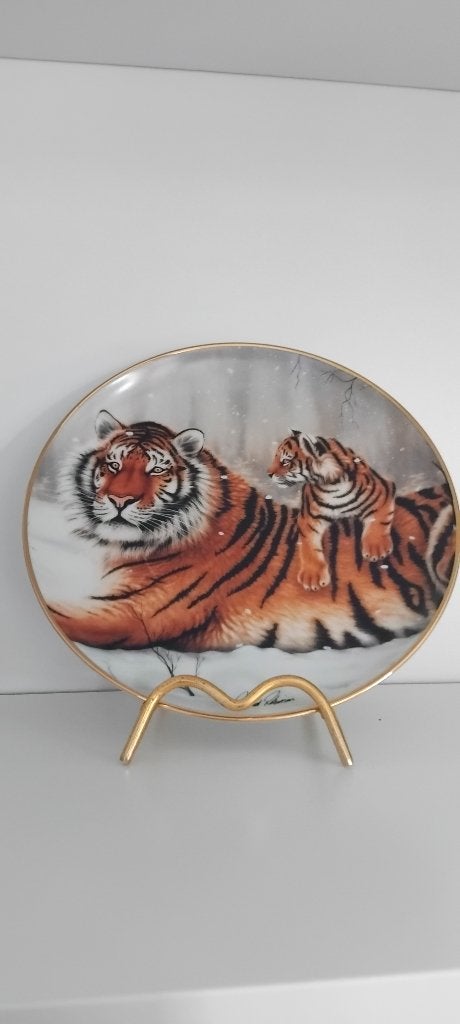 Sierbordje van tijgers - The Franklin Mint, Ophalen
