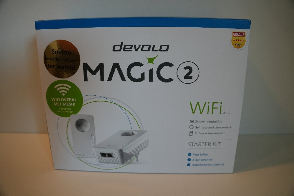 Powerline Devolo Magic 2 Wifi Starters Kit, Ophalen of Verzenden, Gebruikt, Devolo