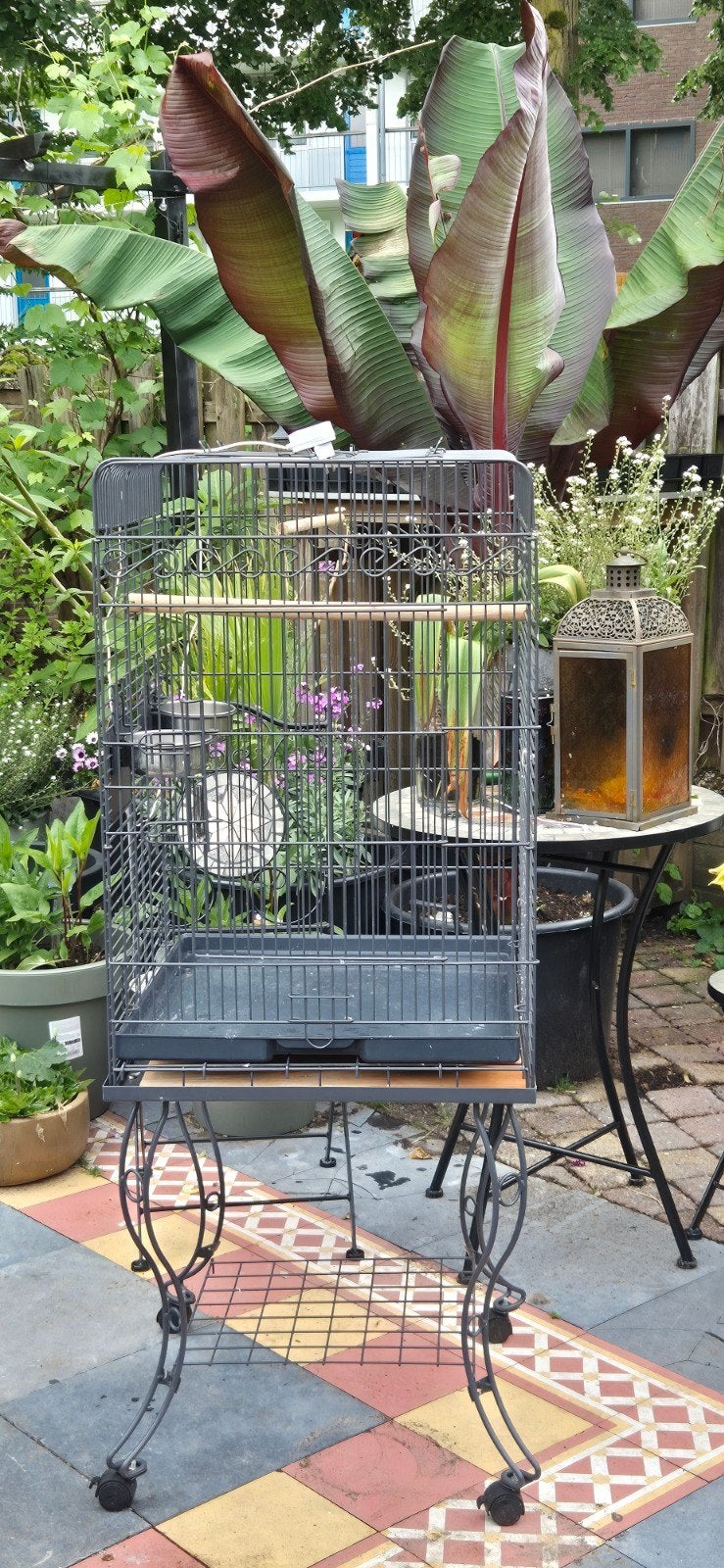 Keddoc Parkietenkooi Antraciet, Ophalen of Verzenden, Metaal, Vogelkooi