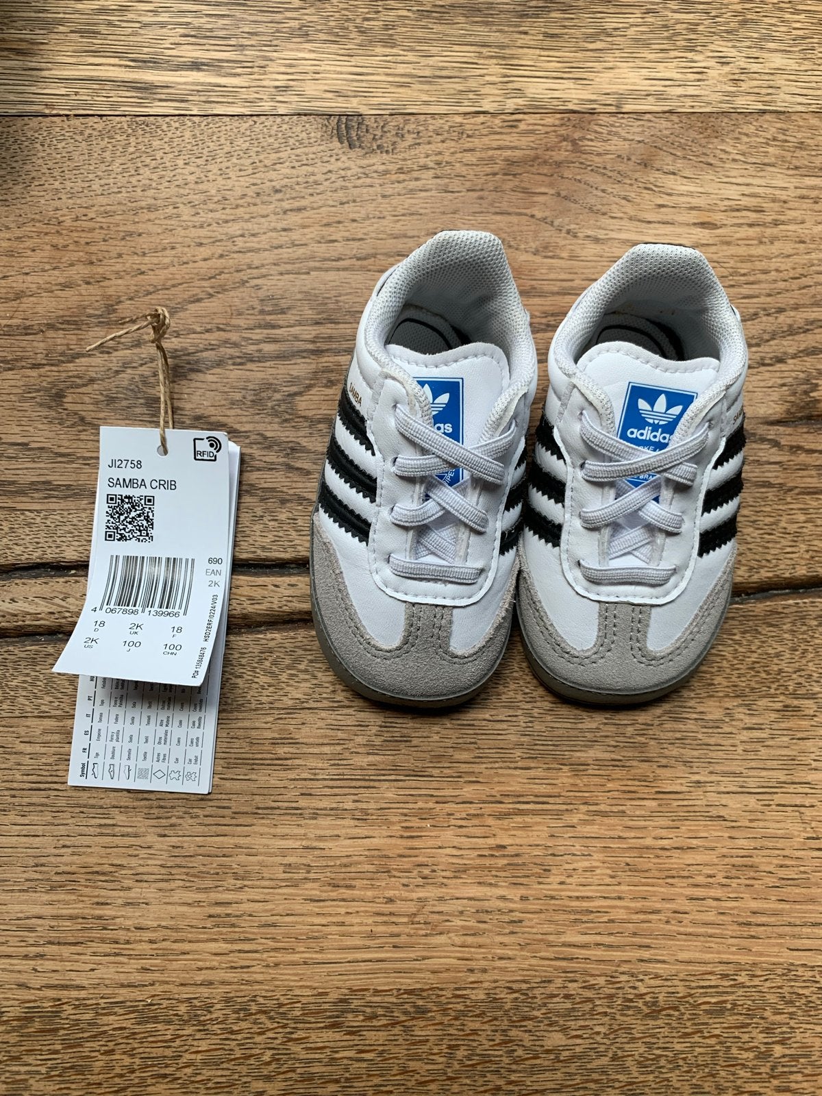 Adidas Samba Crib babyschoentjes maat 18, Ophalen, Nieuw, Jongetje of Meisje, Schoentjes