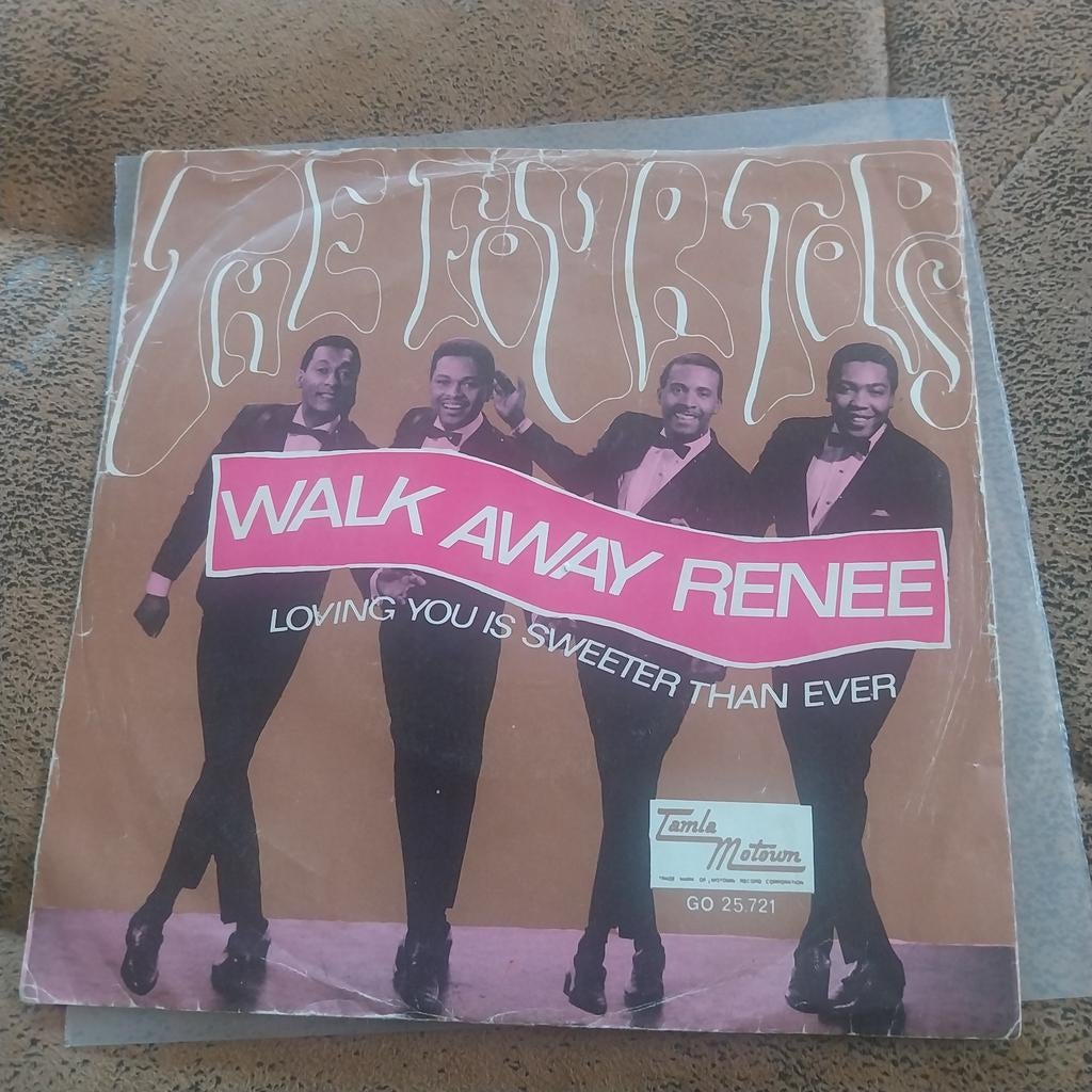 The Four Tops - Walk Away Renee (7 inch vinyl), Cd's en Dvd's, Gebruikt, Originele persing, 7 inch, Ophalen of Verzenden