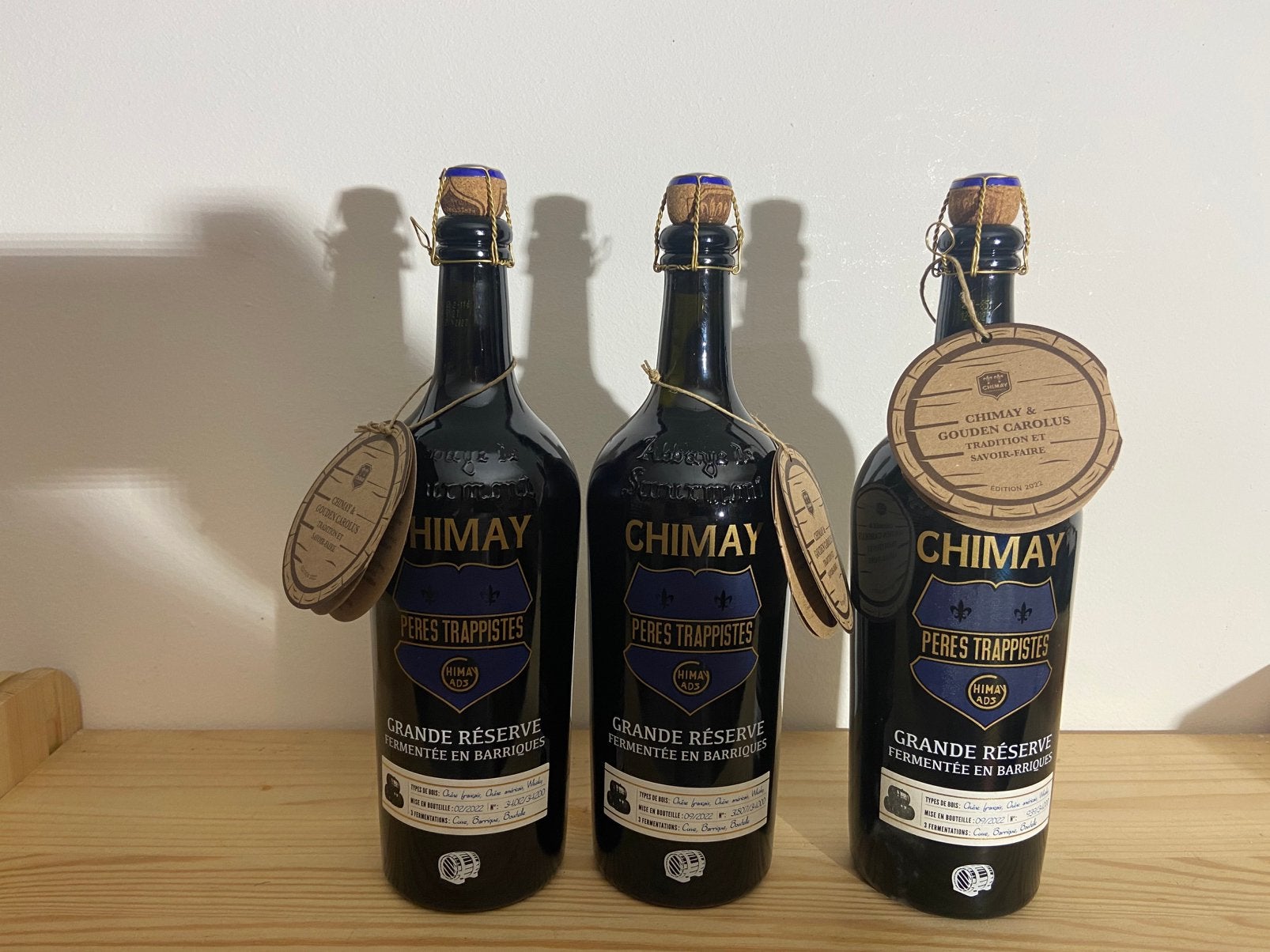 Chimay Grande Reserve Fermentee Barriques 2022, Ophalen of Verzenden, Nieuw, Flesje(s), Overige merken