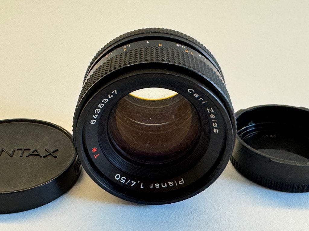 Contax 50/1,4 Planar T* objectief met c/y vatting, Audio, Tv en Foto, Fotografie | Lenzen en Objectieven, Overige merken, Gebruikt