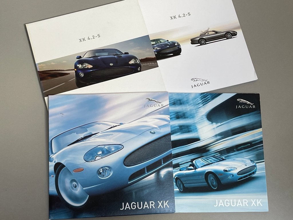 Jaguar XK & XK 4.2 Brochures (2004/2005) + CD's / Cassette