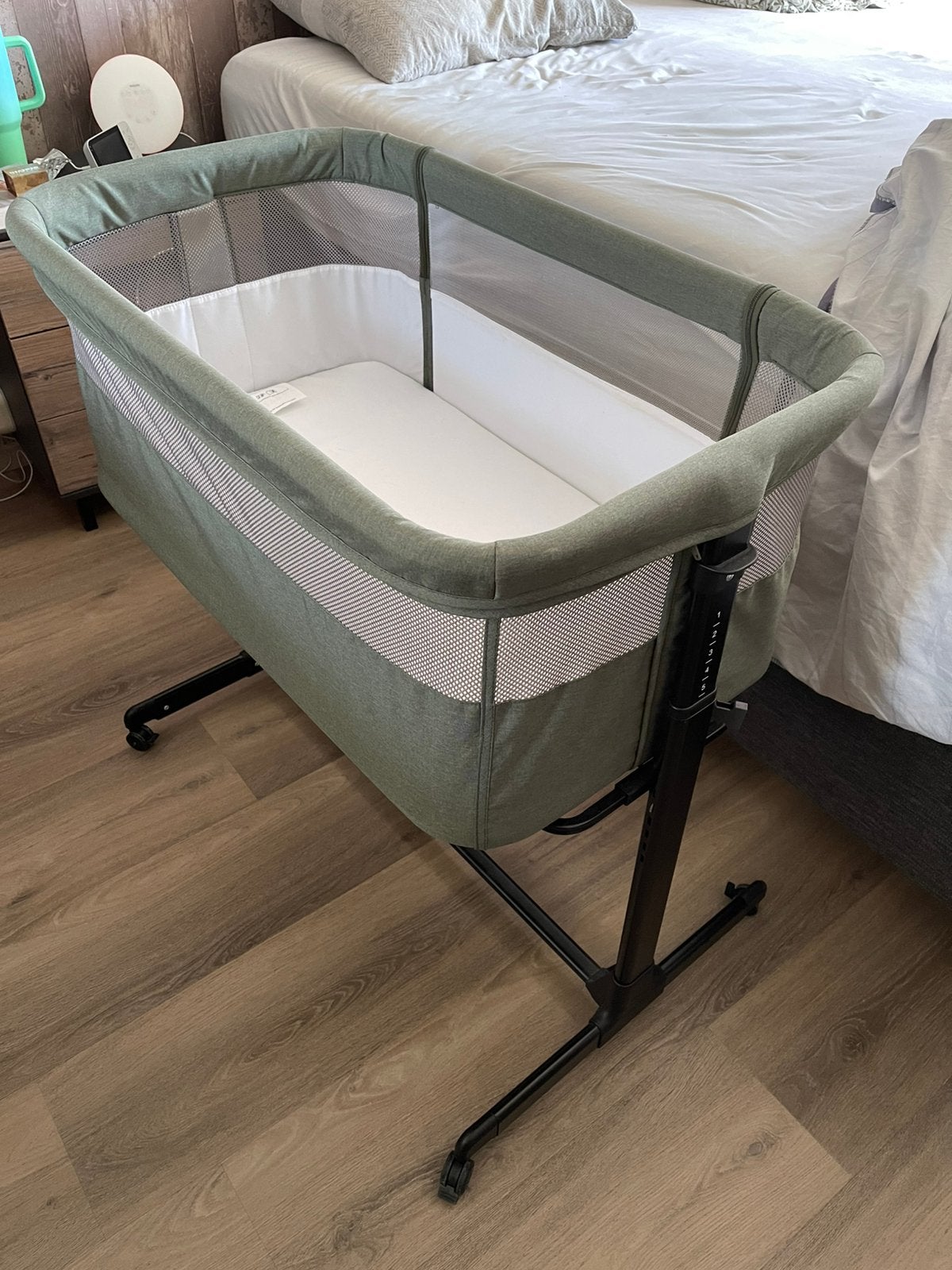 Co sleeper, novi baby, Goodnight Green Melange, Ophalen, Gebruikt, Overige typen