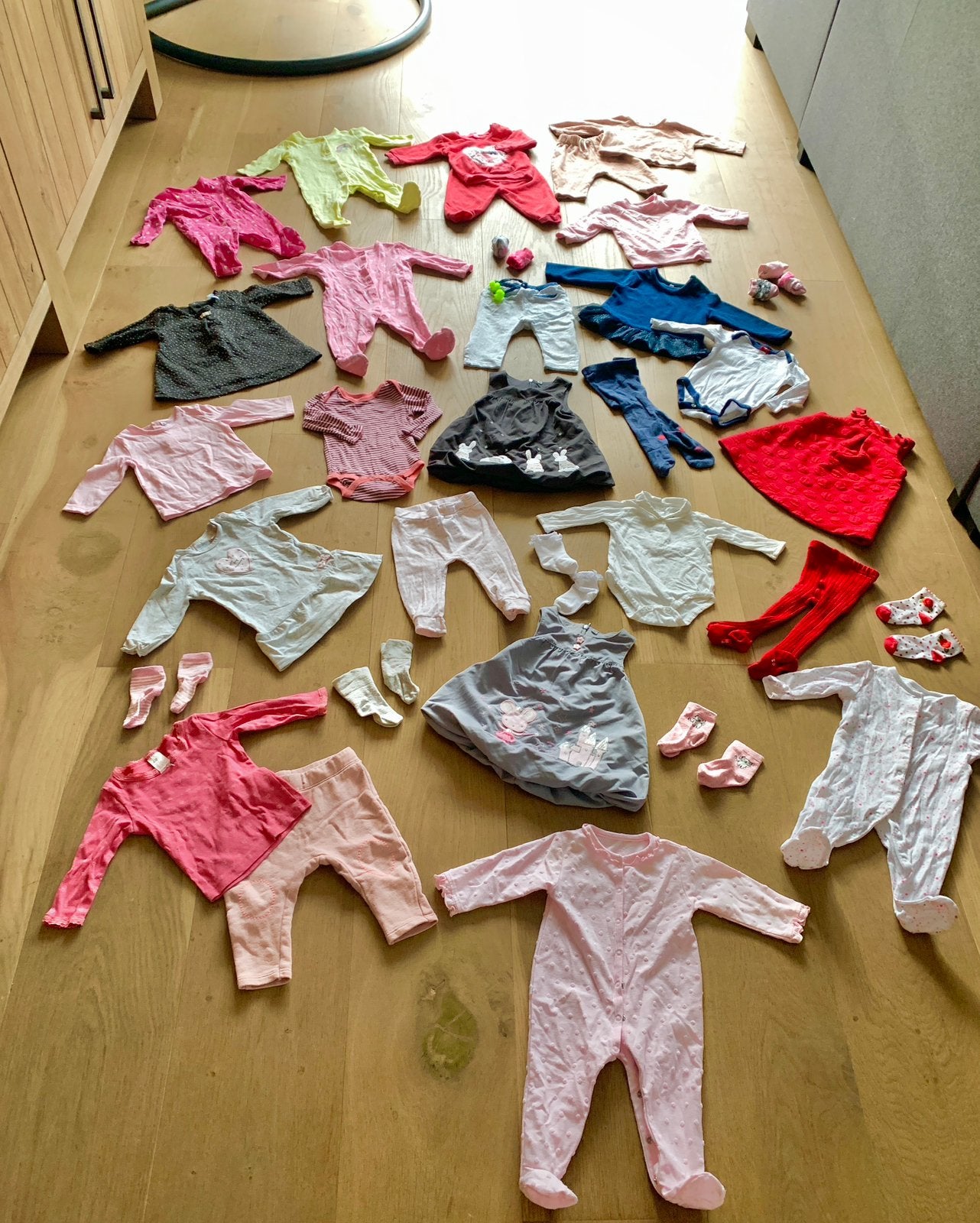🌸 Groot baby kledingpakket meisje maat 68 🌸 Jurkjes setjes, Ophalen, Gebruikt, Maat 68