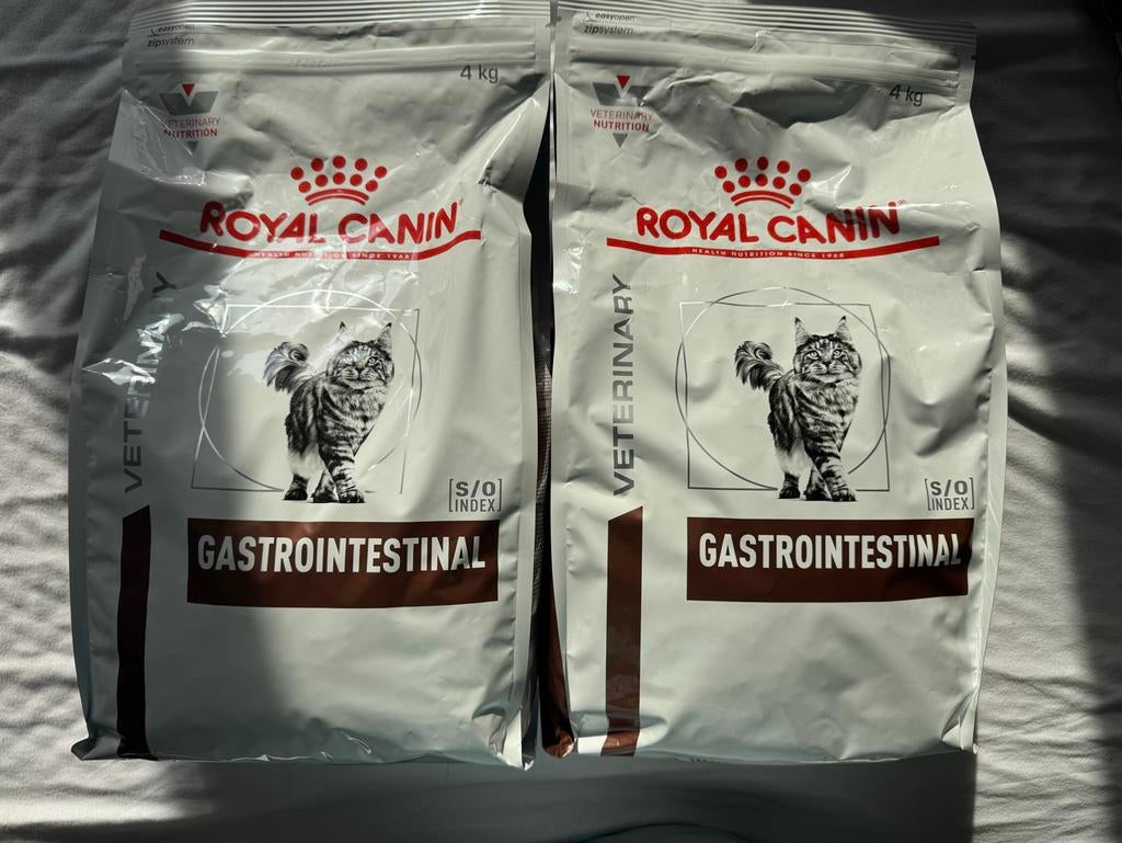 2x Royal Canin Gastrointestinal kat 4kg, Dieren en Toebehoren, Dierenvoeding, Ophalen of Verzenden, Kat