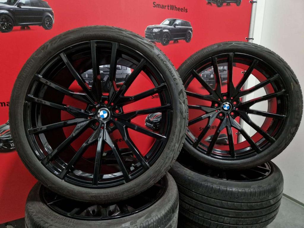 22 inch BMW BREEDSET 742 M X5 X6 G05 G06 VELGEN EN BANDEN, Niet ingevuld, 275 mm, Banden en Velgen, Niet ingevuld
