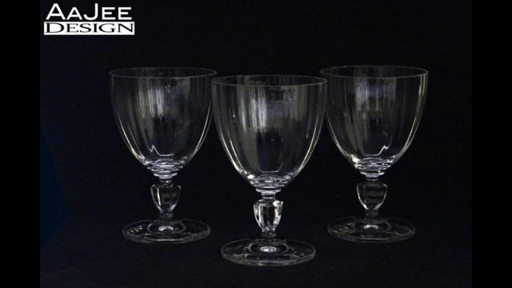 Set van 3 Luminarc - Quadro - Ice cream coupes - Sorbet glas, Verzamelen, Ophalen of Verzenden, Zo goed als nieuw, Overige typen