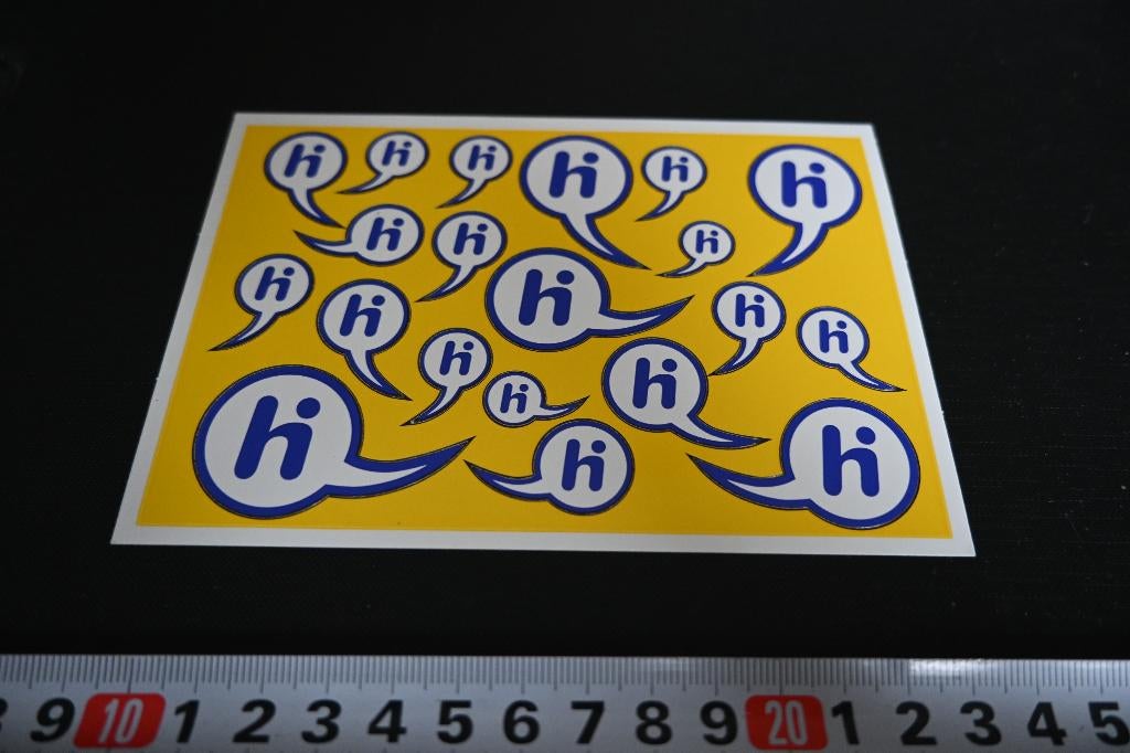 sticker PTT Telecom Hi Houd het simpel *, Ophalen, Zo goed als nieuw