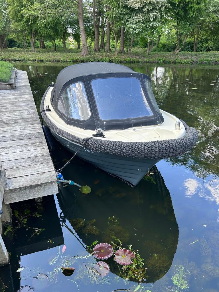 Antaris 550 sloep met Honda buitenboordmotor en buiskap, Watersport en Boten, Buiskap, Ophalen, Overige merken, Overige typen